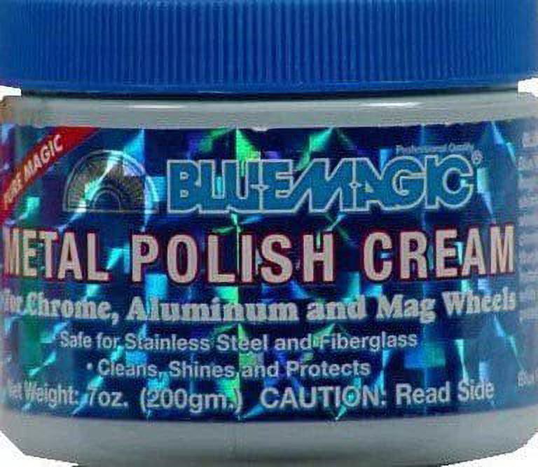 Blue Magic Metal Polish Cream For Chrome & Aluminum 7 Oz.